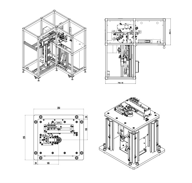 FA・ロボットの設計図イメージ